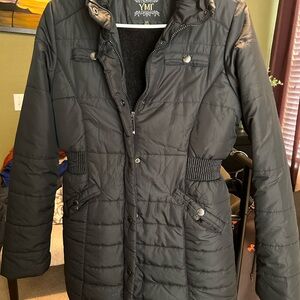 YMI Black Quilted Outerwear